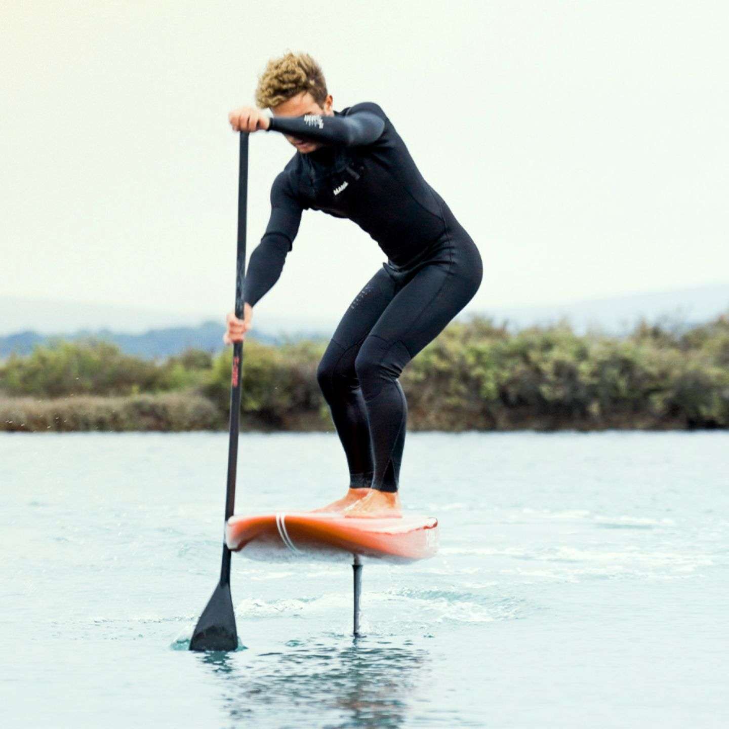 F-One Monobloc Tail Pumping profile view