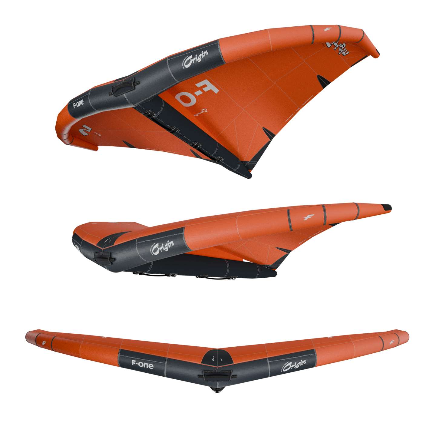 F-One Origin V2 Wing profile and window detail