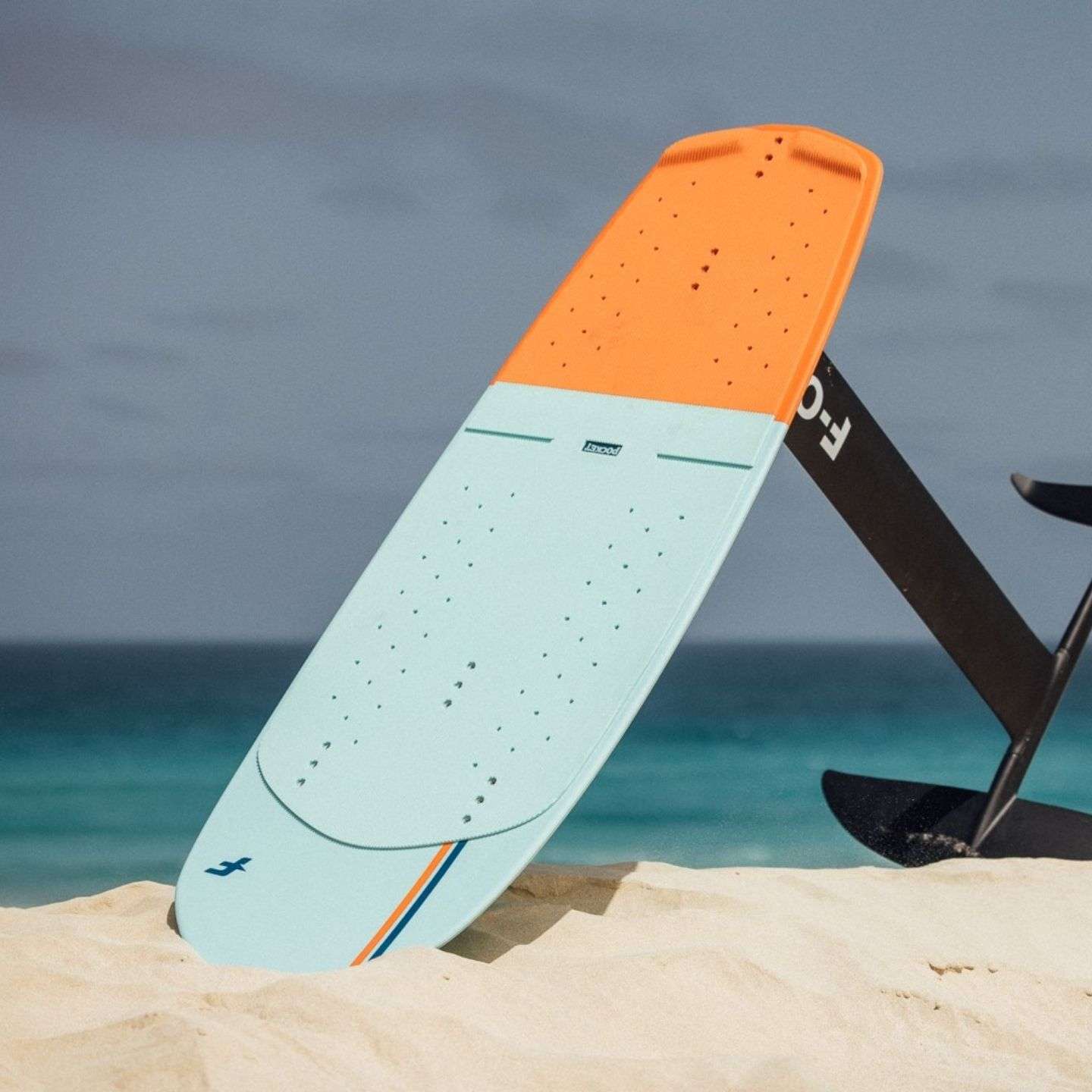 F-One Pocket Kite Foil Board canopy and profile detail