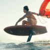 F-One Rocket MidLength v2 Carbon Foil Board on-water riding action or lifestyle image