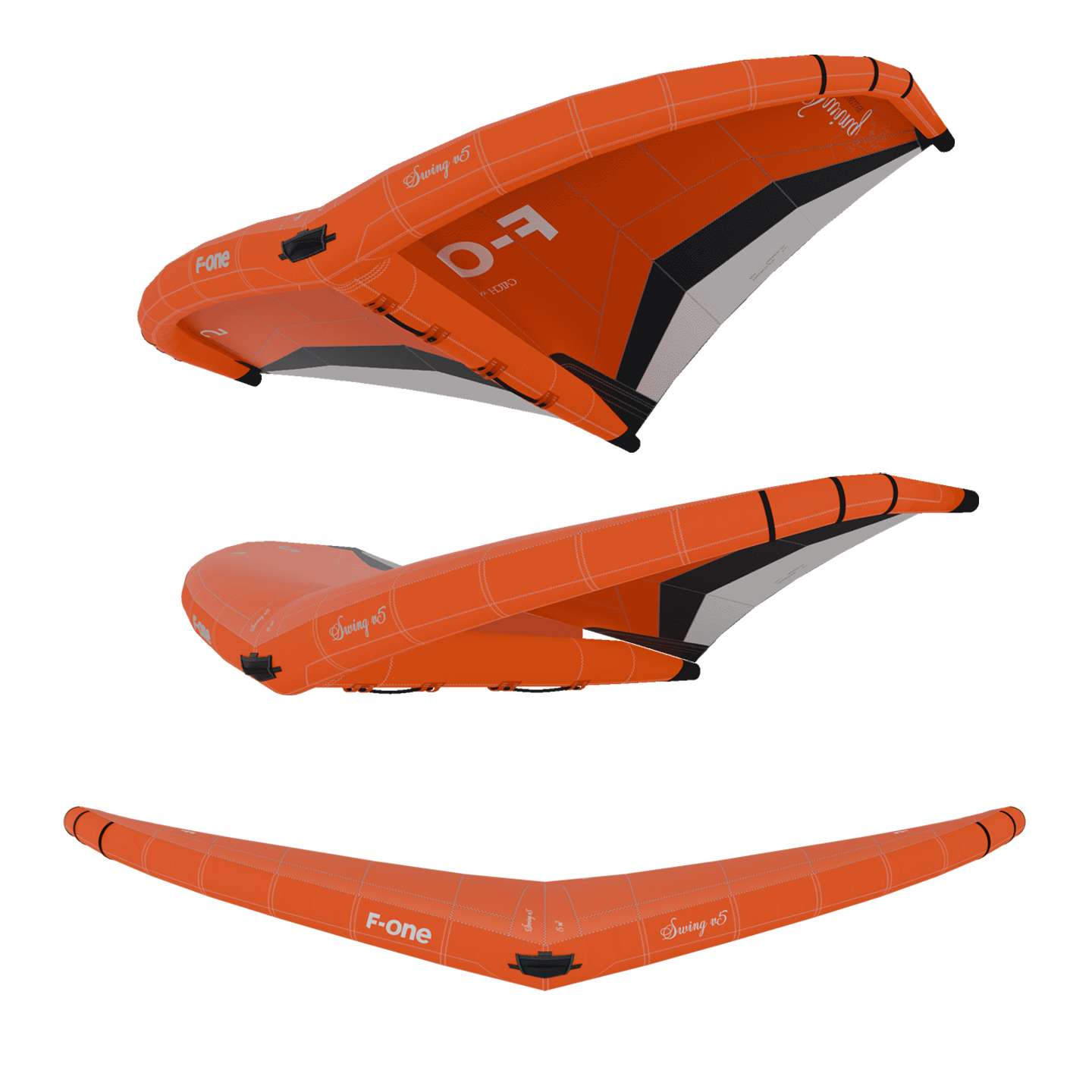 F-One Swing V5 Wing profile and window detail