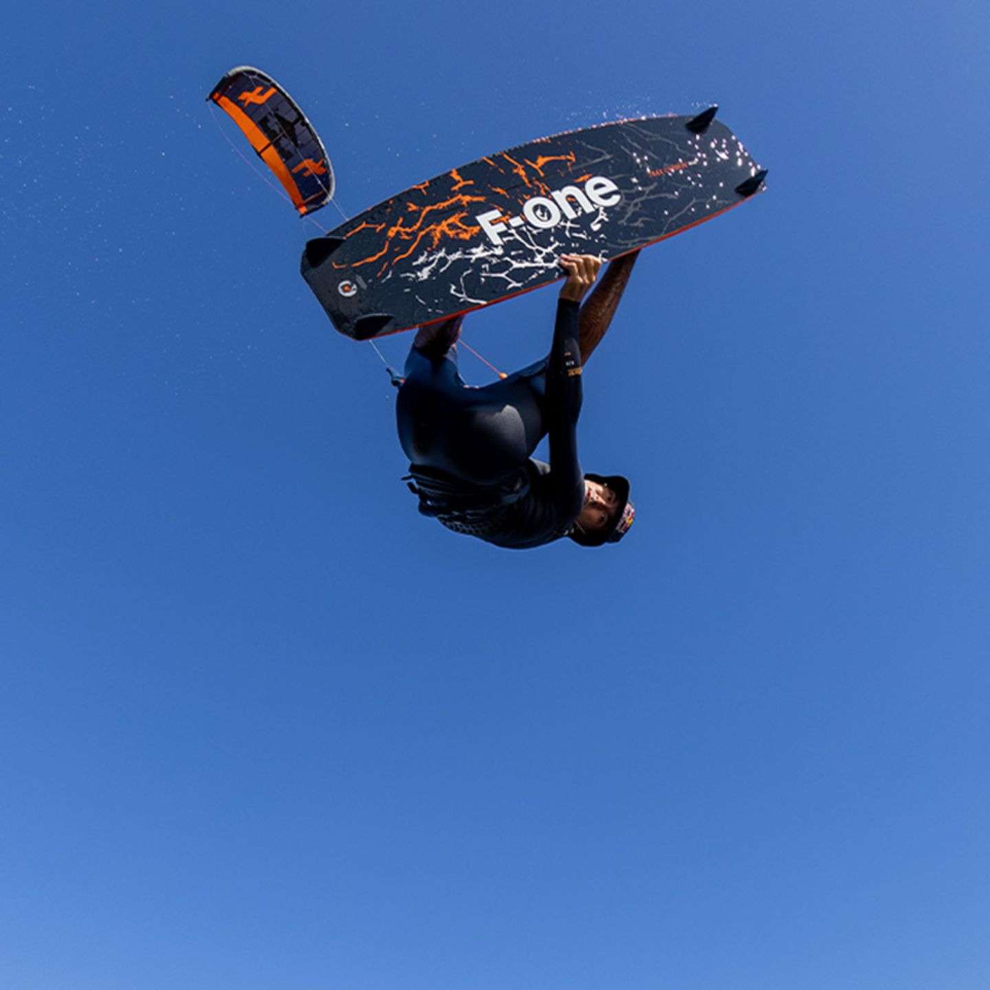 F-One Trax HRD Carbon Kiteboard 2024 rail, tail or insert detail