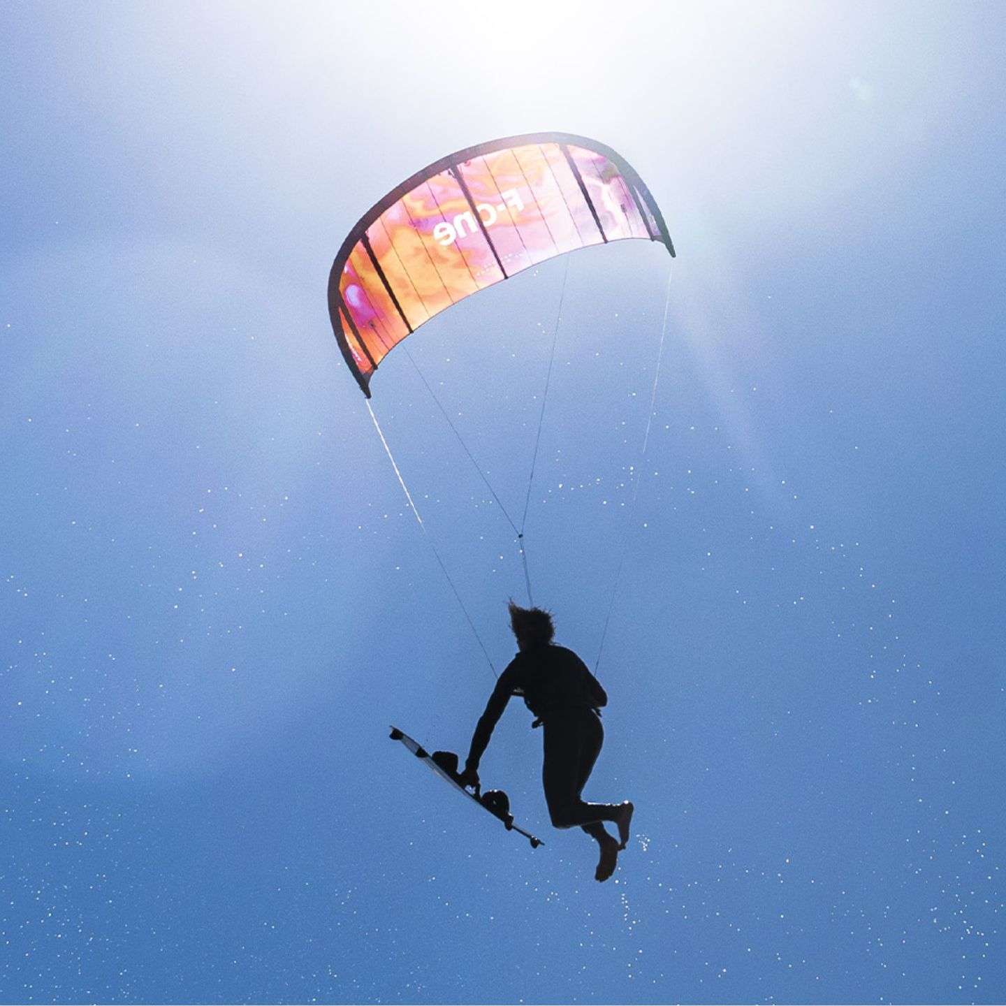 F-One Trigger Brainchild Kite on-water kitesurfing action or lifestyle image