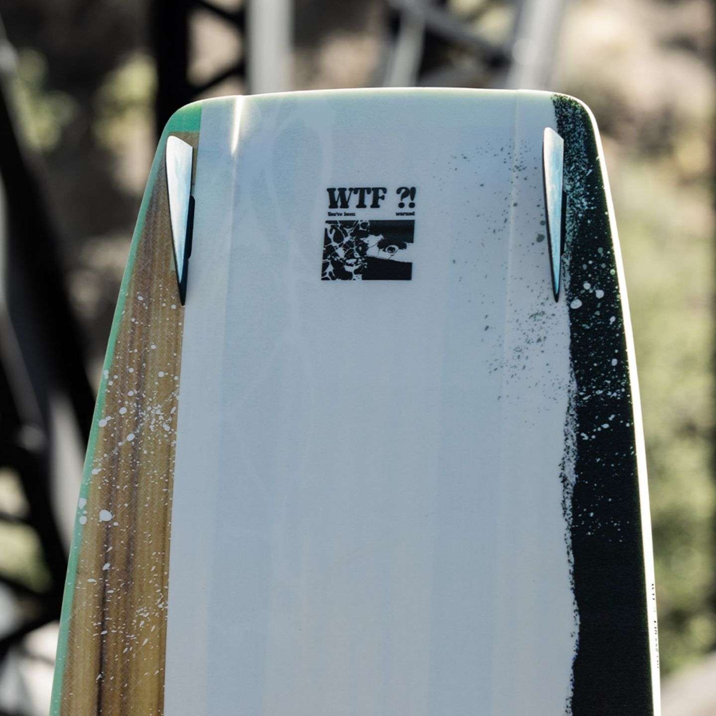 F-One WTF?! Kiteboard 2024 bottom graphic view
