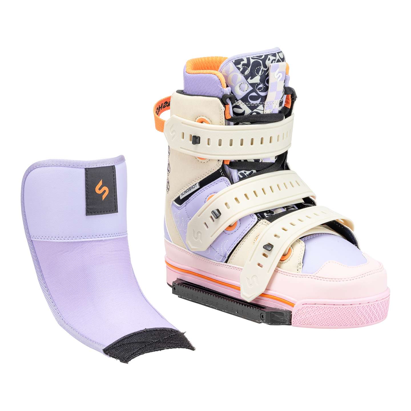 Slingshot Copy Cat 2026 Wakeboard Boots underside view