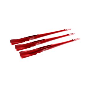 Axis Advanced Red Fuselage full studio product view of the hydrofoil fuselage