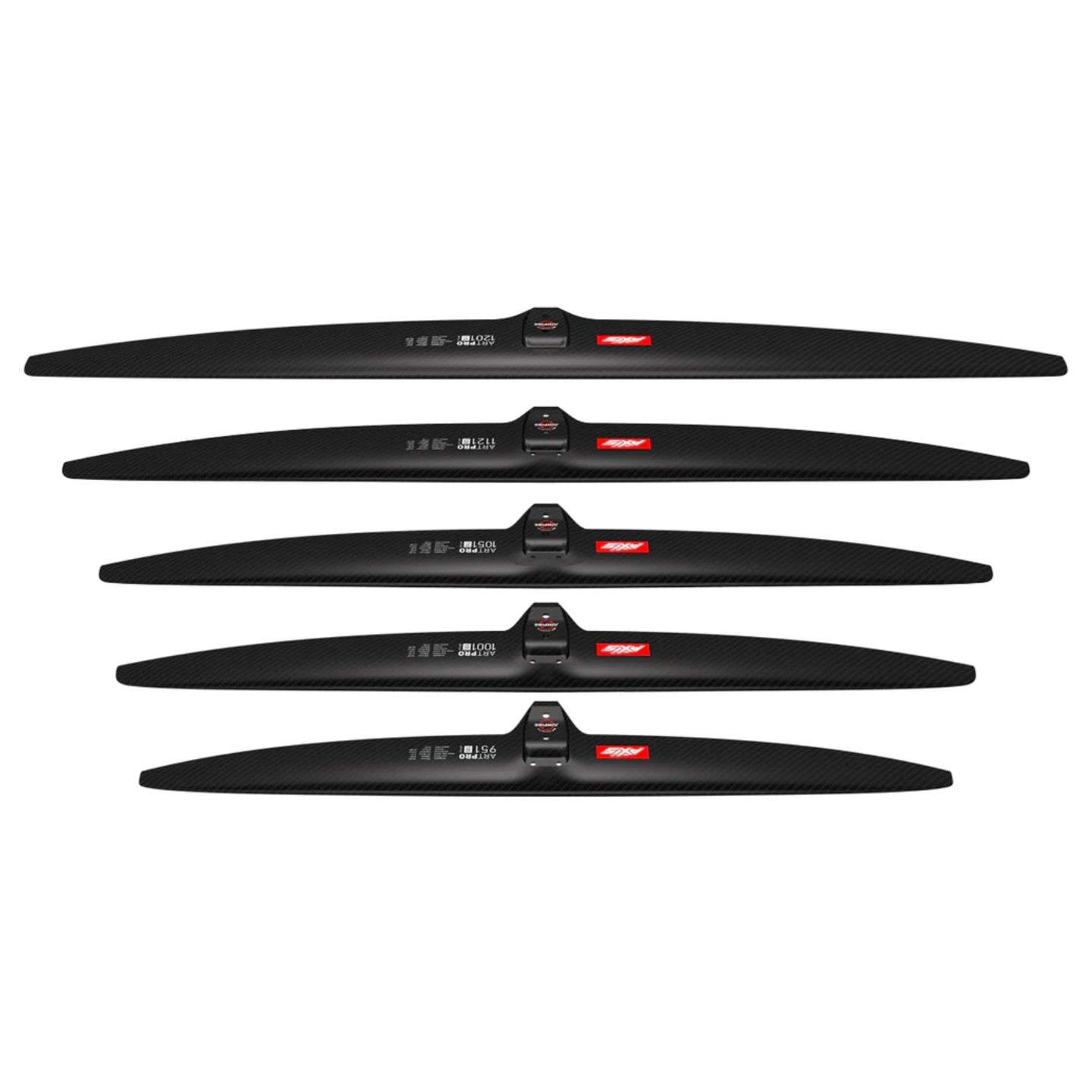 Axis ART PRO Front Wing top surface view showing the wing span and outline