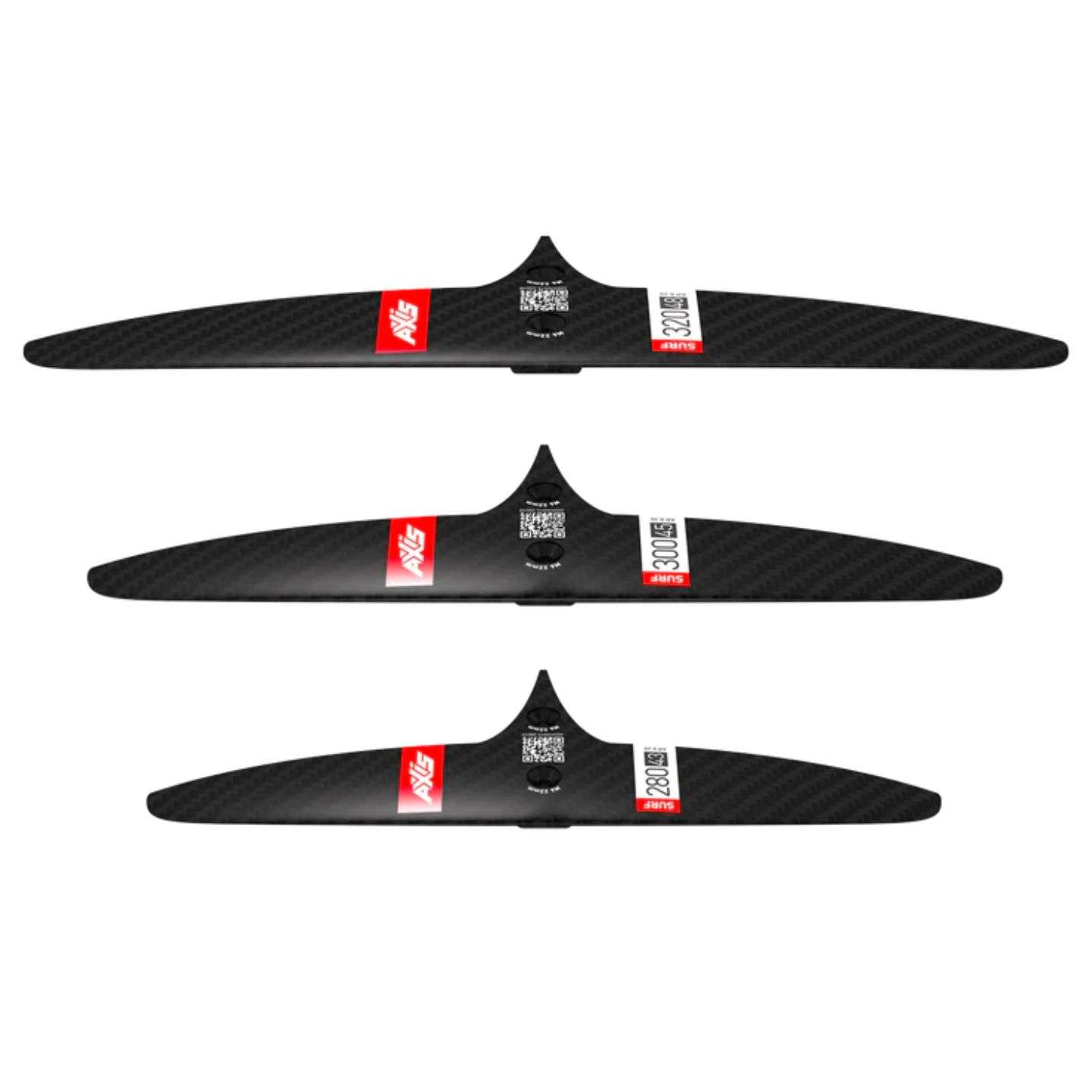 Axis Skinny Surf Rear Wings on-water action and lifestyle view showing the product in use