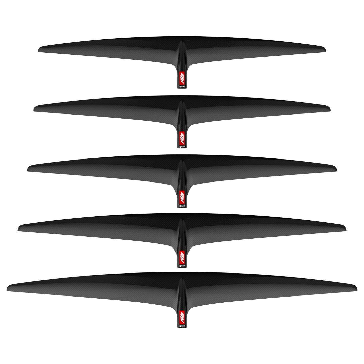 Axis Tempo Front Wing top surface view showing the wing span and outline