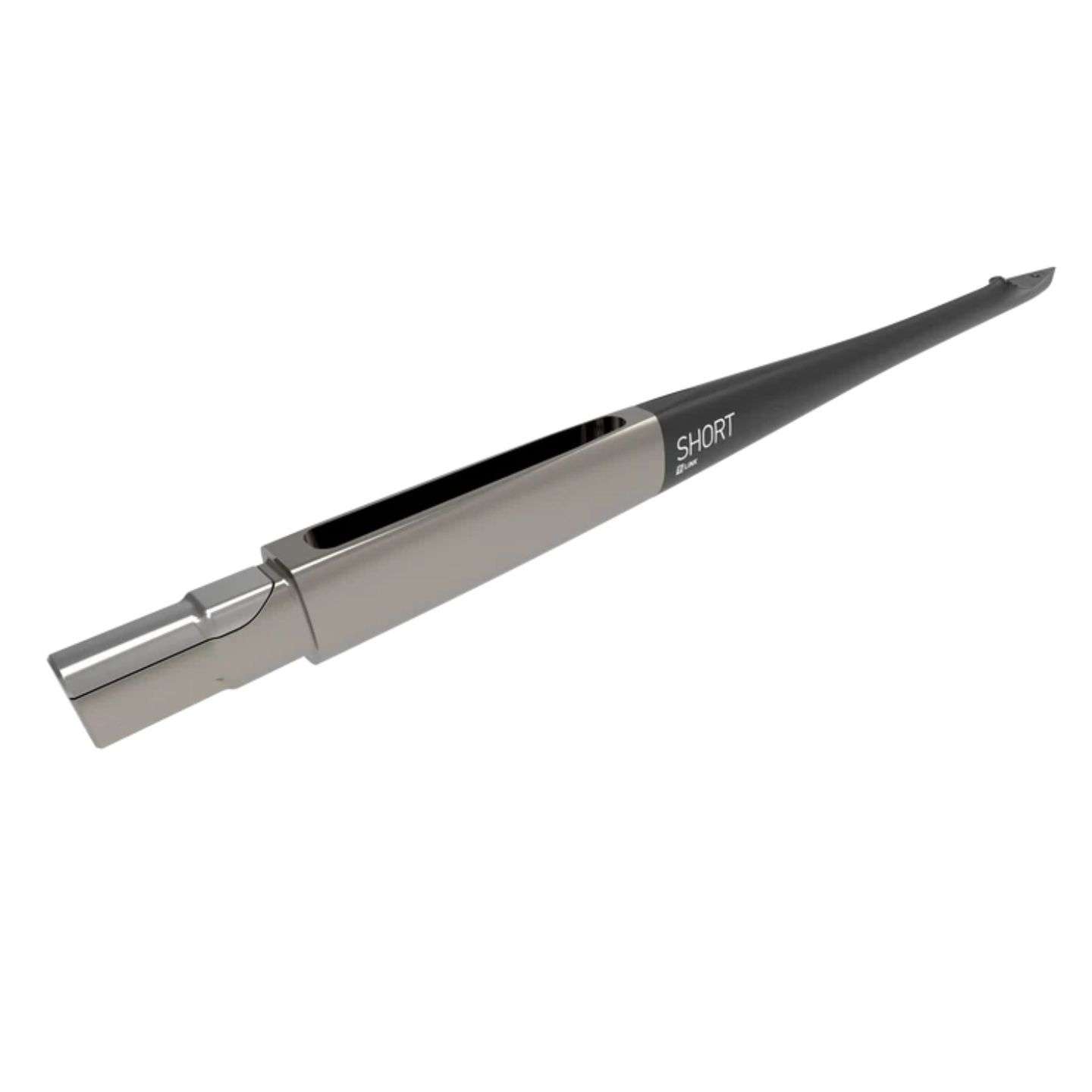 Axis Aluminium Rear Wing Adapter for Ti Link underside view showing the stabiliser profile and connection points