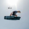 Carved Imperator 7 Limited Edition kiteboard deck and rail detail view