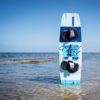 Crazyfly Raptor 2026 Kiteboard base view showing the underside graphics and board shape