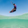 Crazyfly Raptor Extreme 2026 Kiteboard deck view highlighting the top graphics and stance area