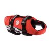 EzyDog dog flotation device lifejacket in red studio product image