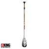 Fanatic Bamboo Carbon 50 Adjustable SUP Paddle with carbon construction, bamboo construction, blade and shaft detail view