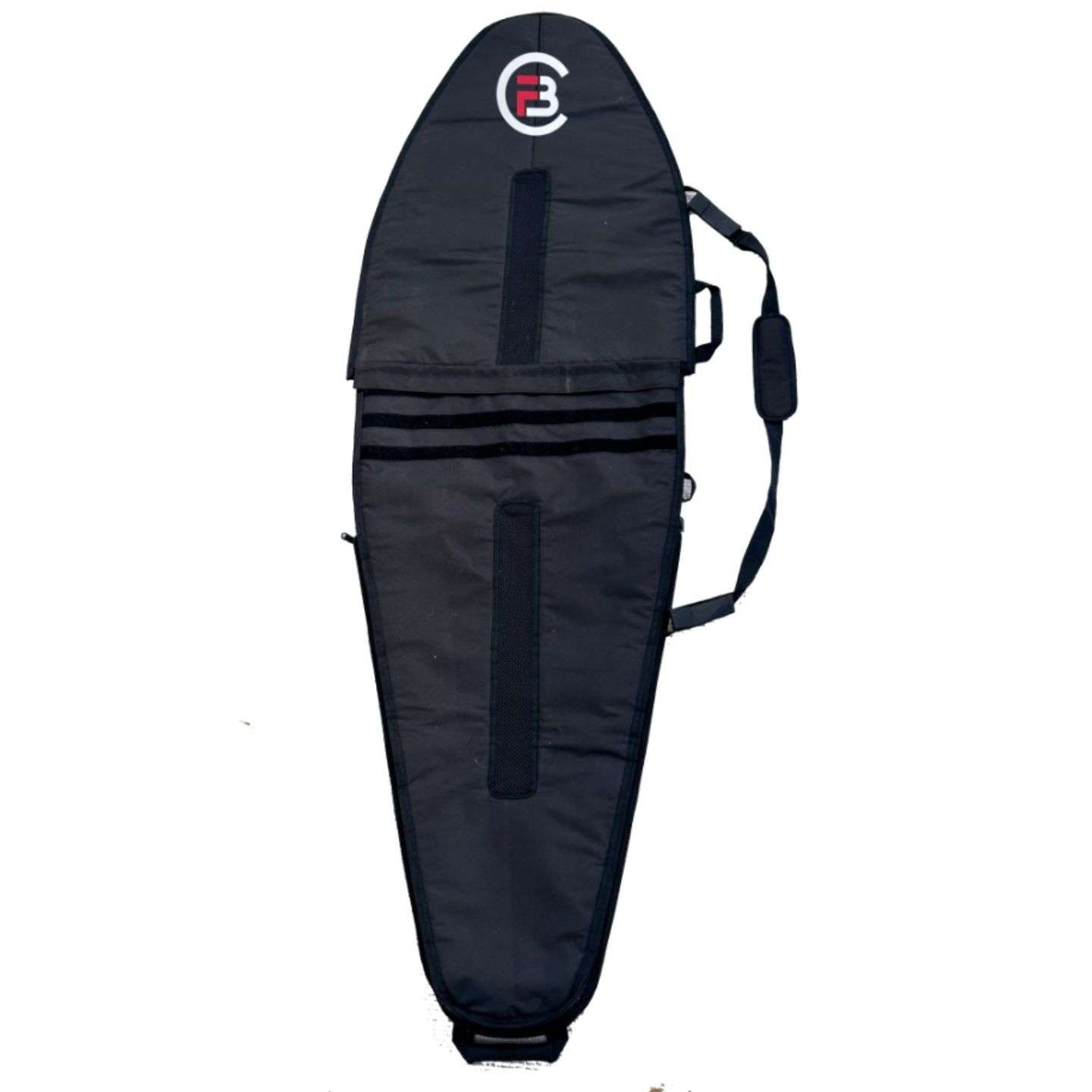 FBC Downwind/Midlength Day Bag showing padded protection, carry handles and zip opening