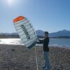 Flysurfer Fox Trainer Kite, alternate product view showing the full canopy shape