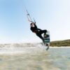 Flysurfer Radical 7 Kitesurf Board, deck view showing the pad, straps and outline