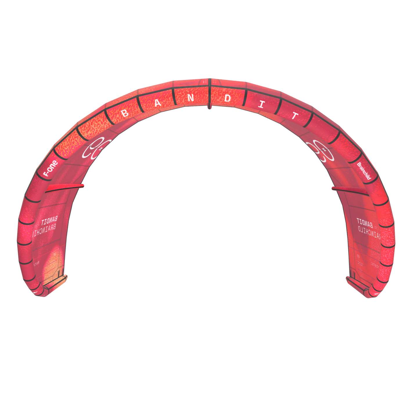 F-One Bandit Brainchild V2 Kite canopy and profile detail