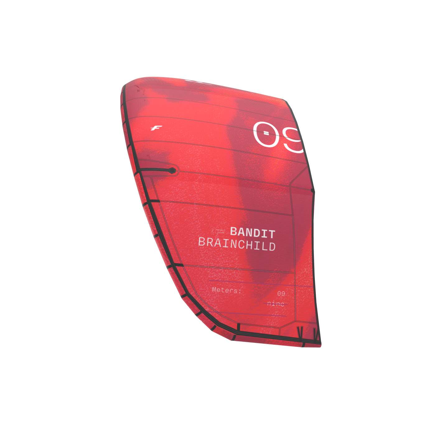 F-One Bandit Brainchild V2 Kite leading edge and strut detail