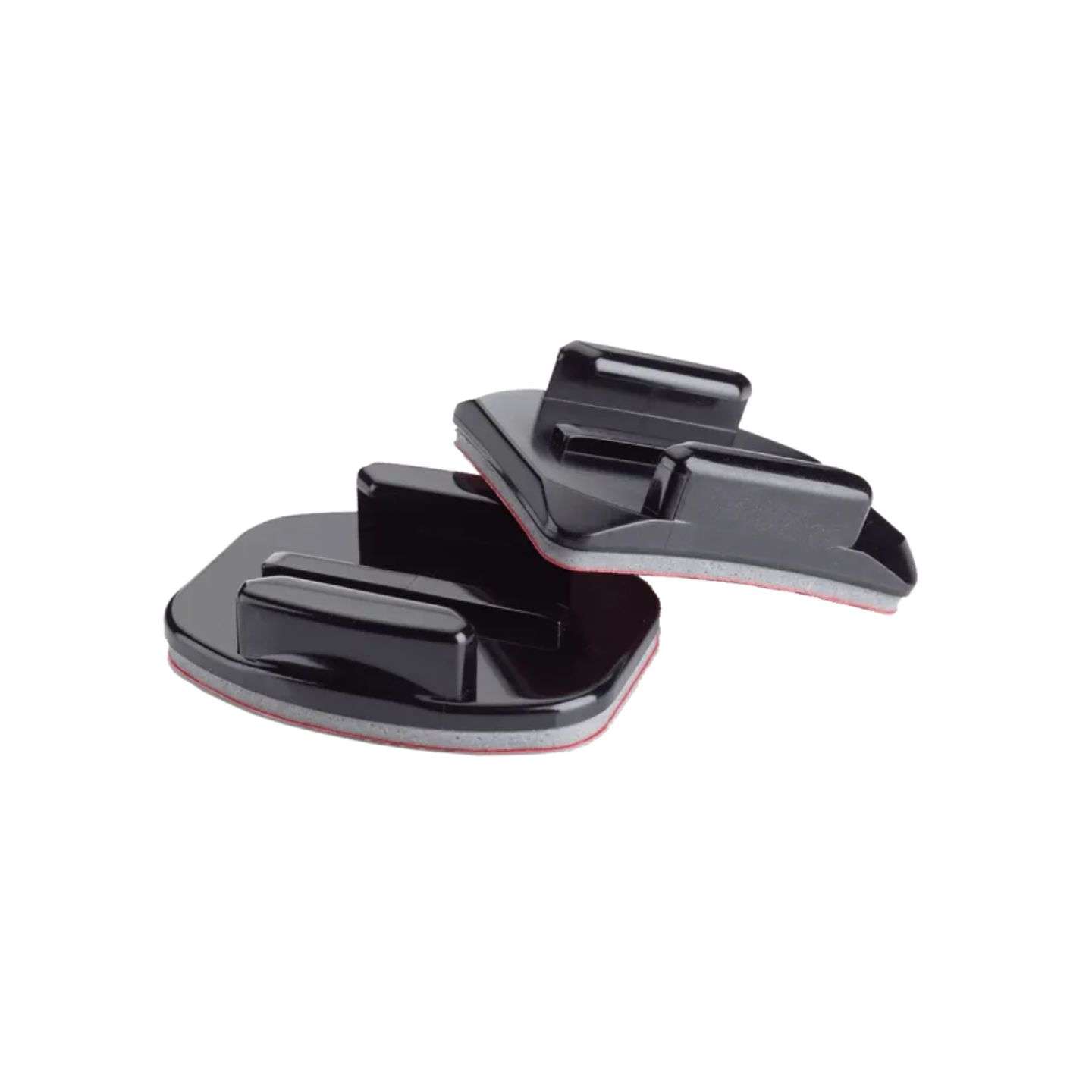 GoPro adhesive mount set showing curved and flat mounting bases