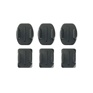 GoPro Curved and Flat Adhesive Mounts for attaching action cameras to helmets and gear