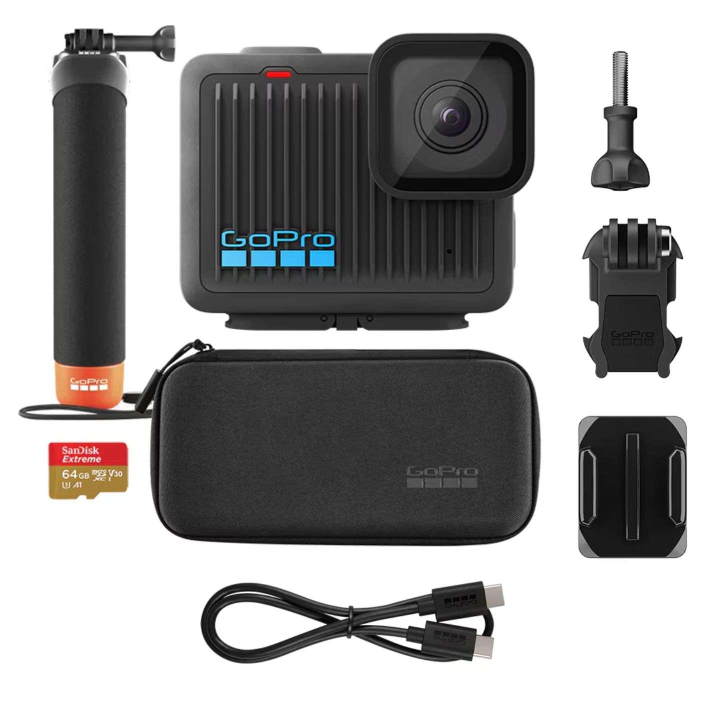 GoPro HERO Speciality Package showing camera and included accessories