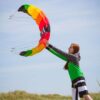 HQ Symphony Pro dual-line power kite canopy and profile detail view