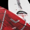 Hyperlite Bloodline 2026 Wakeboard – detail view highlighting the wakeboard base, channels and fin area