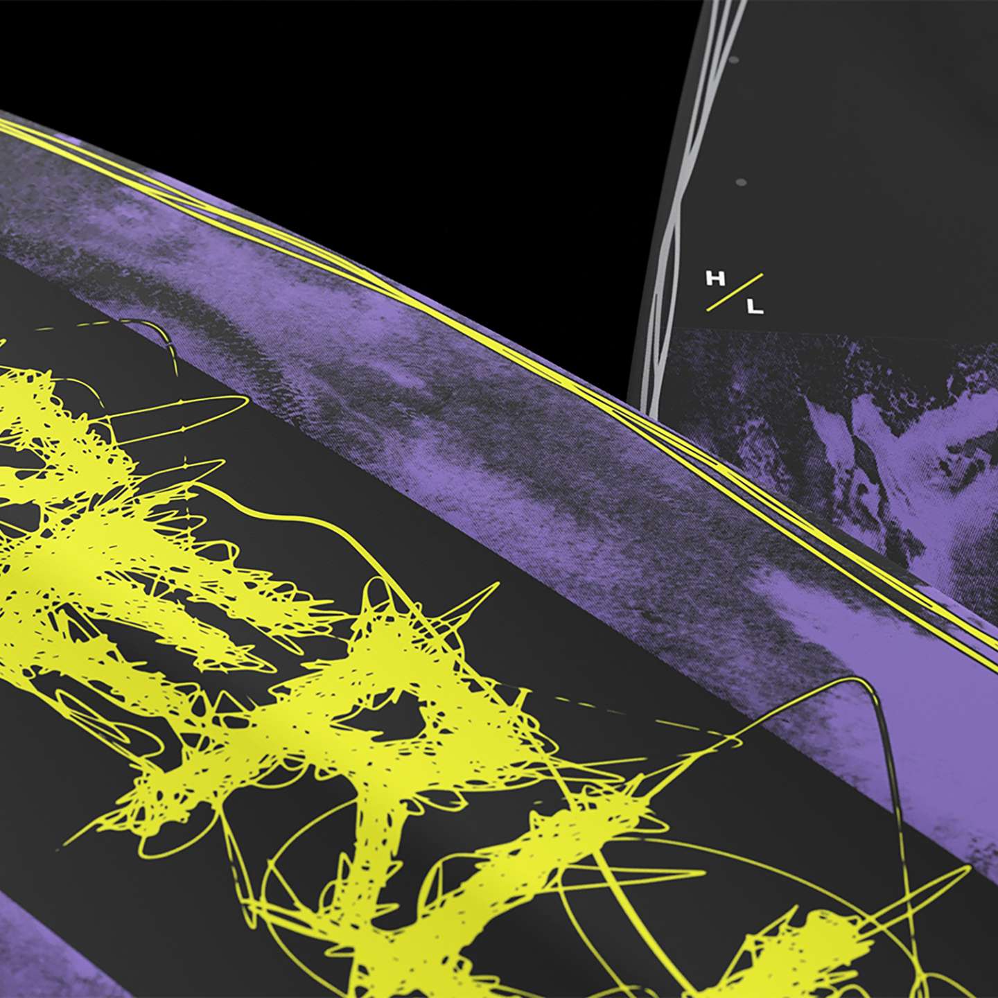 Hyperlite Blueprint 2026 Wakeboard – detail view highlighting the wakeboard base, channels and fin area