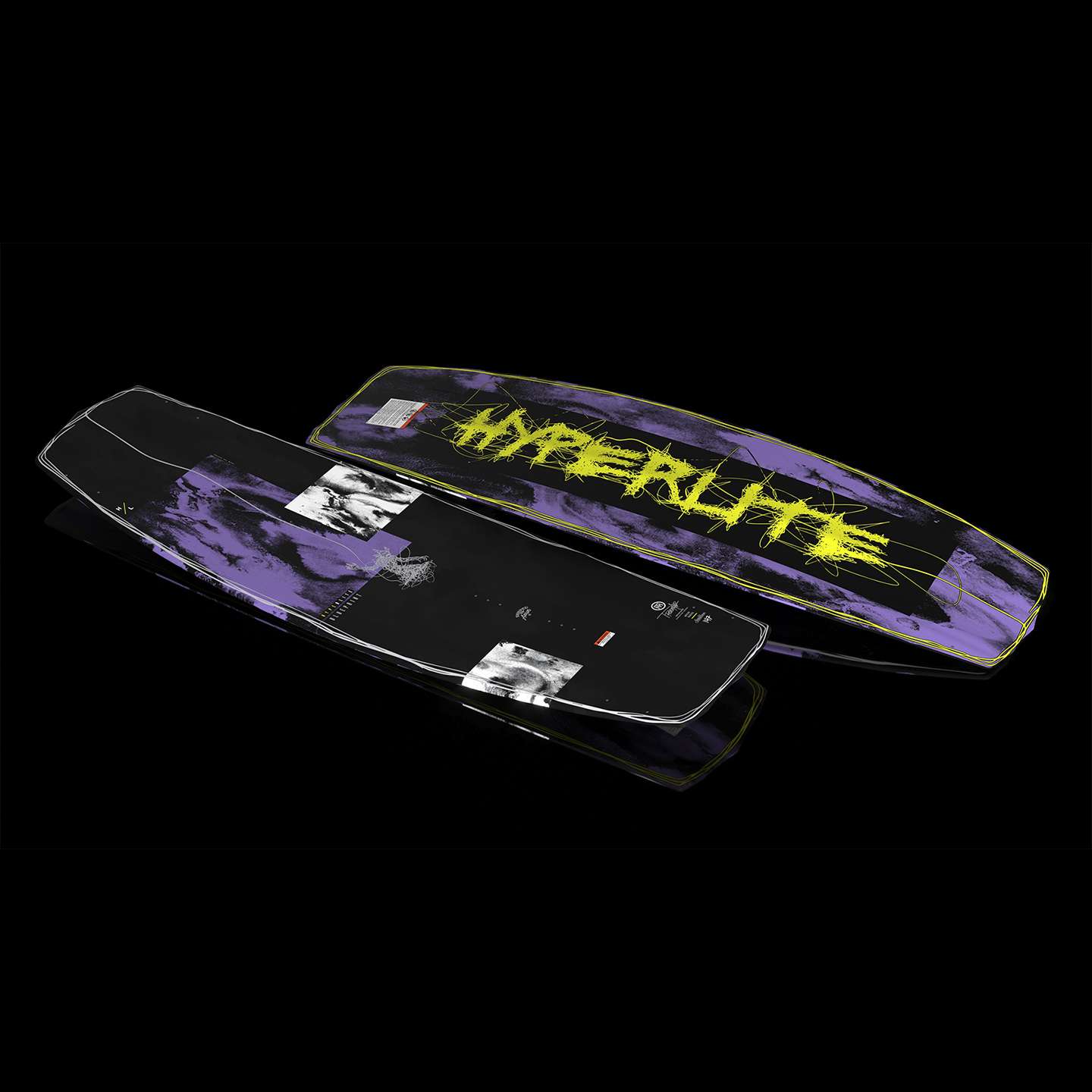 Hyperlite Blueprint 2026 Wakeboard – close-up of the wakeboard profile, rails and tip-to-tail shape
