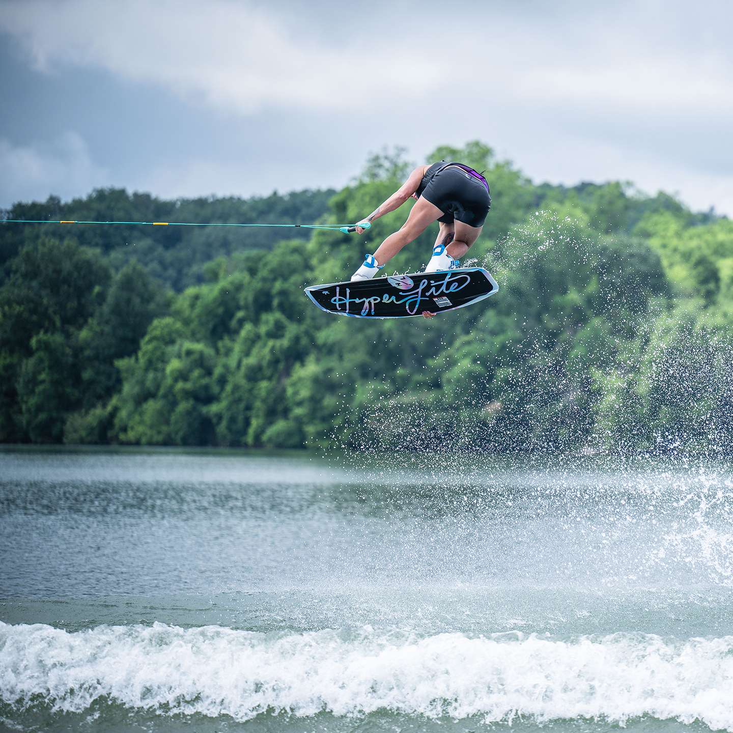 Hyperlite Divine 2026 Wakeboard – alternate view showing the wakeboard shape and base graphic