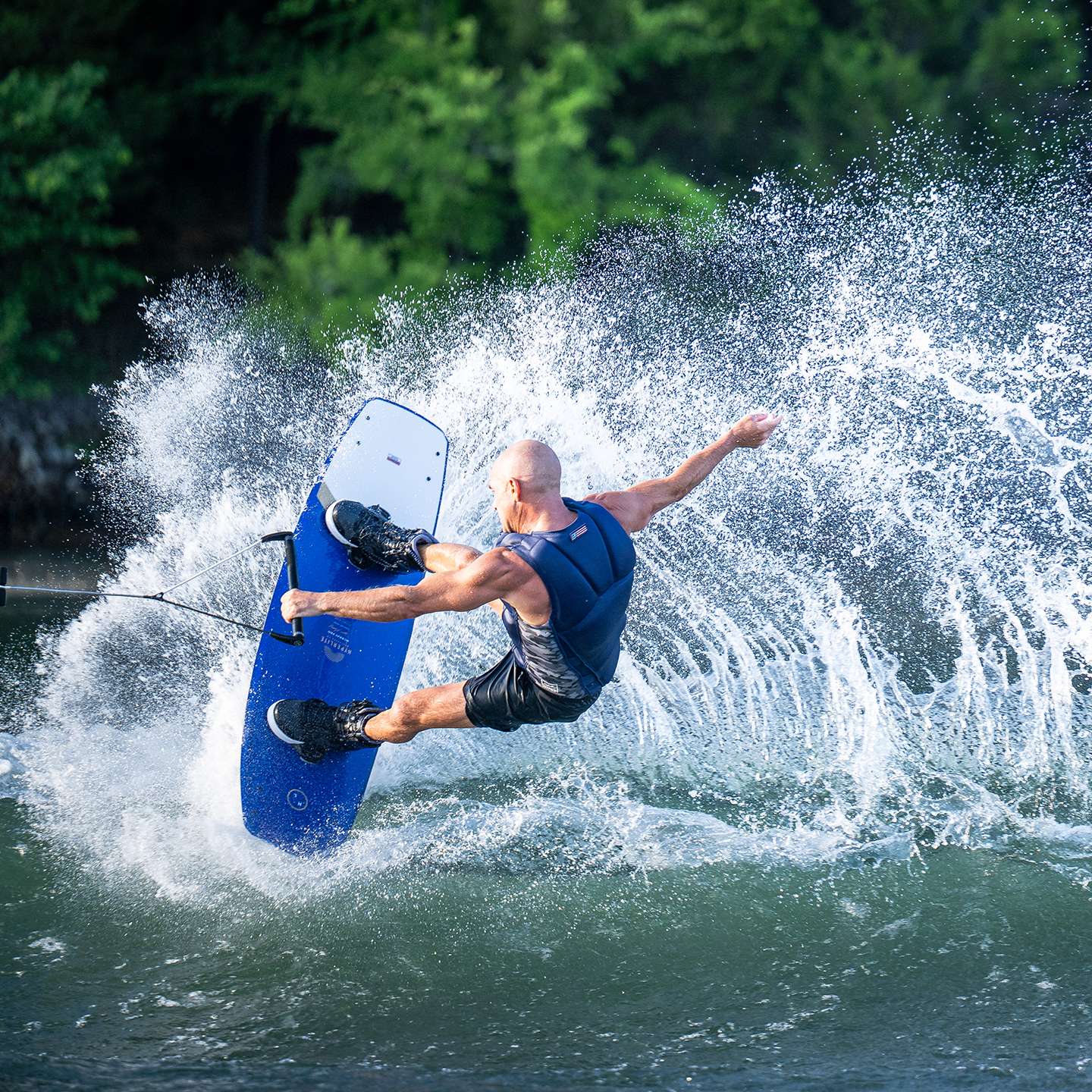 Hyperlite Murray Pro 2026 Wakeboard – alternate view showing the wakeboard shape and base graphic