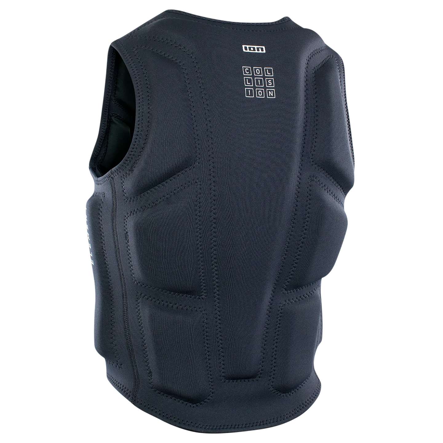ION Collision Element SZ Wake Impact Vest 2024 in black front fit view