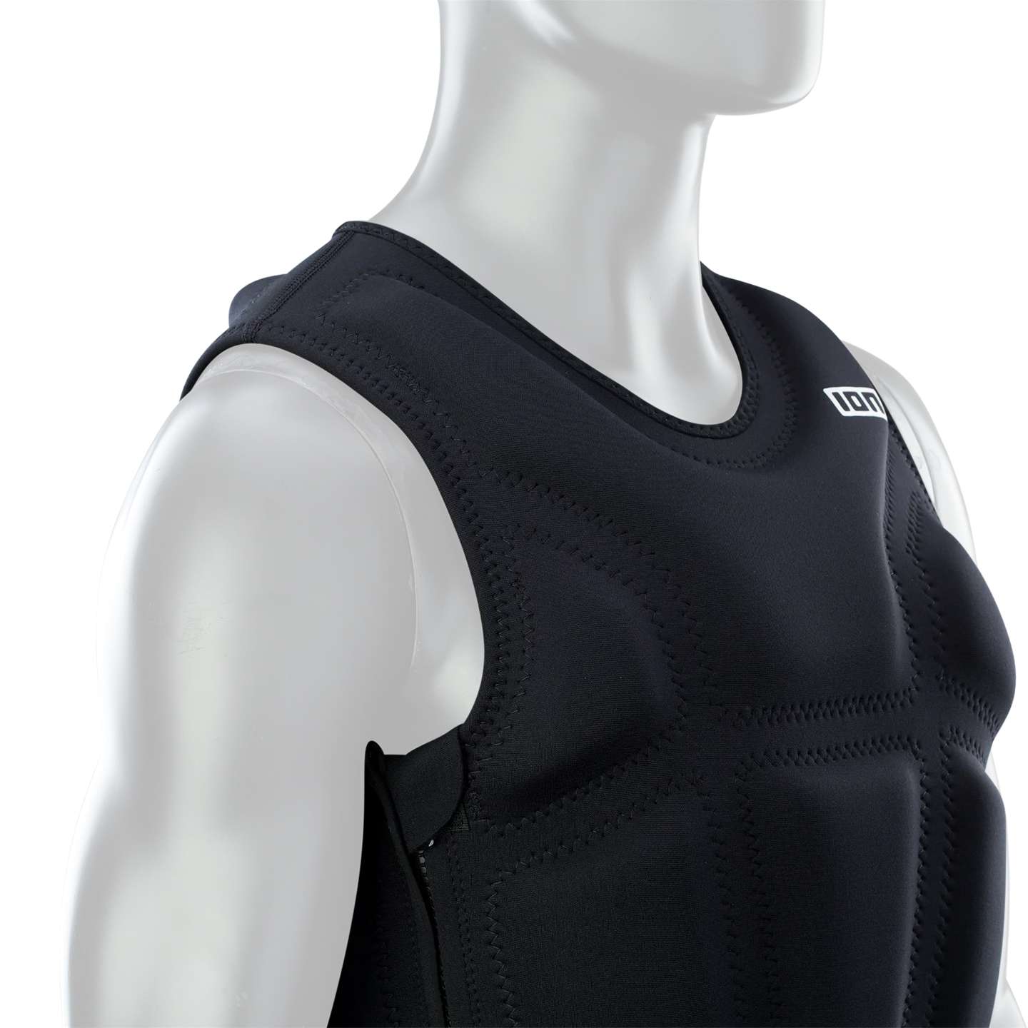 ION Collision Element SZ Wake Impact Vest 2024 in black back view