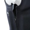 ION Collision Element SZ Wake Impact Vest 2024 in black front zip and panel detail
