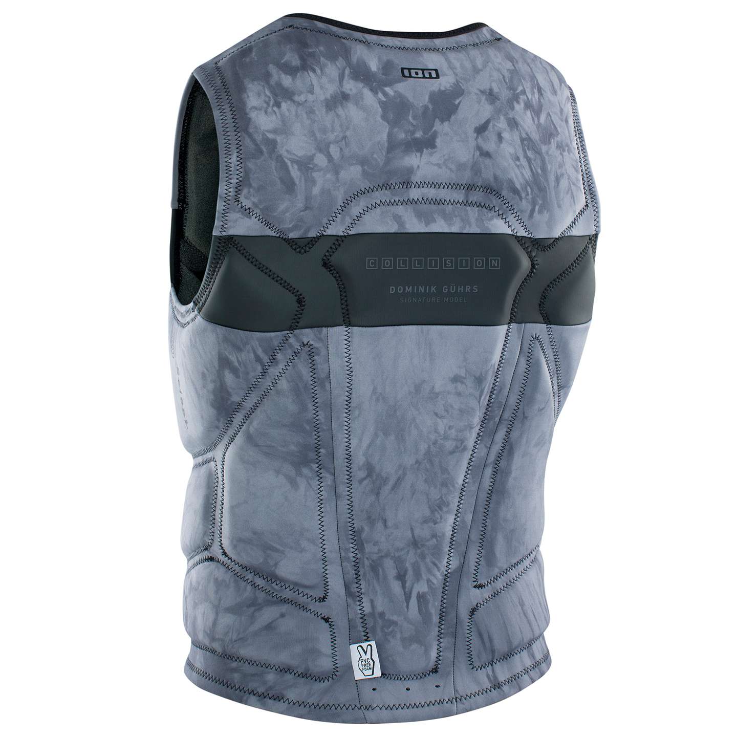 ION Collision Select FZ Wake Impact Vest 2024 front fit view