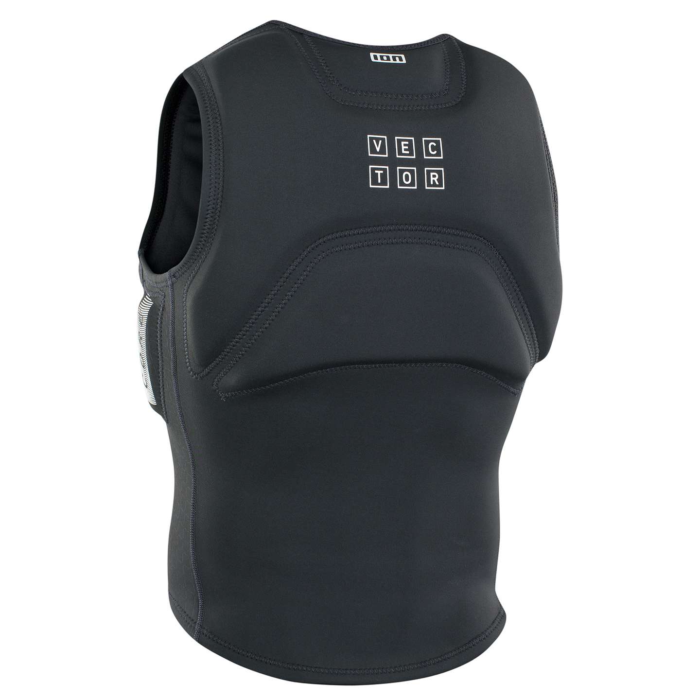 ION Vector Core Front Zip Kite Impact Vest 2025 front fit view