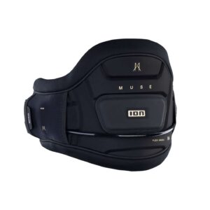 ION Women's Muse Kite Harness 2026 in black studio product view