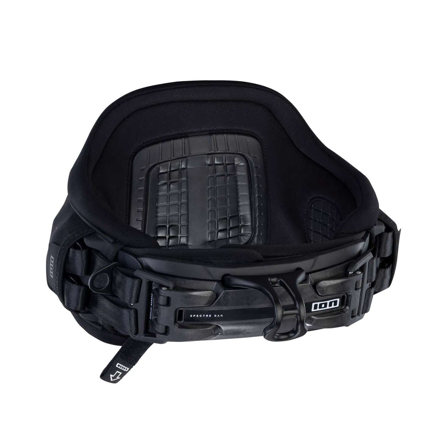 ION Women's Nova Kite Harness 2026 in black front view