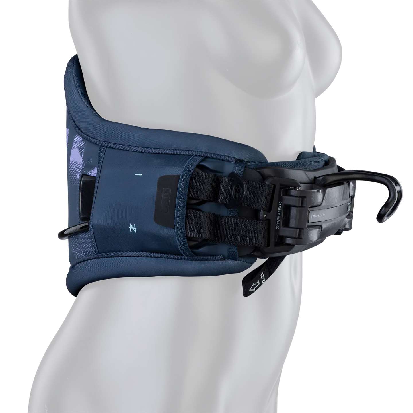 ION Women's Nova Kite Harness 2026 in blue back support view