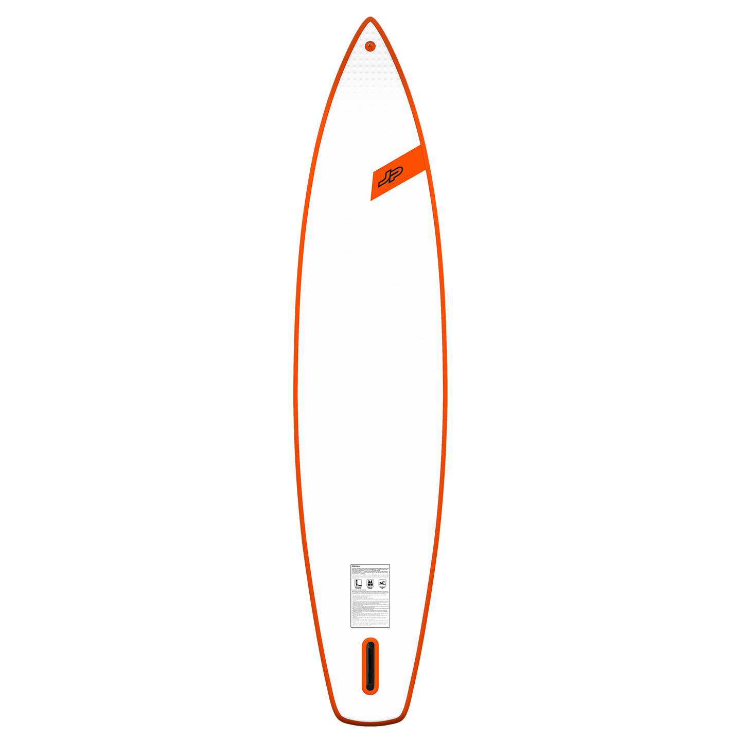 JP CruisAir SL 12'6 Inflatable SUP Board 2021 deck view showing traction pad, carry handle area and paddleboard shape