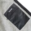 Moonwrap Long Sleeve Waterproof Changing Robe close-up detail of robe fabric, cuffs and outdoor changing features
