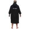 Moonwrap Short Sleeve Waterproof Changing Robe front view showing hood and full-length changing robe shape