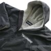 Moonwrap Short Sleeve Waterproof Changing Robe close-up detail of robe fabric, cuffs and outdoor changing features