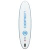 O'Brien 10'6 Kona Inflatable SUP stand up paddle board deck view showing the traction pad and board layout