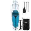 O'Brien 10'6 Kona Inflatable SUP stand up paddle board studio cutout showing the paddle board shape