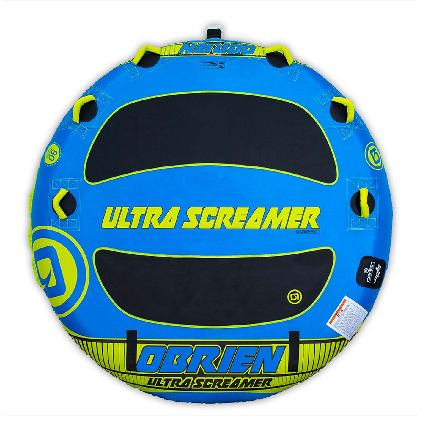 obrien-ultra-screamer-tube-cutout-zoom O'Brien Ultra Screamer Inflatable Tube towable tube studio cutout showing the inflatable towable tube