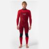 O'Neill Hyperfreak Fire 5/4+ CZ Wetsuit 2026 in colourway A00 chest zip and seam detail