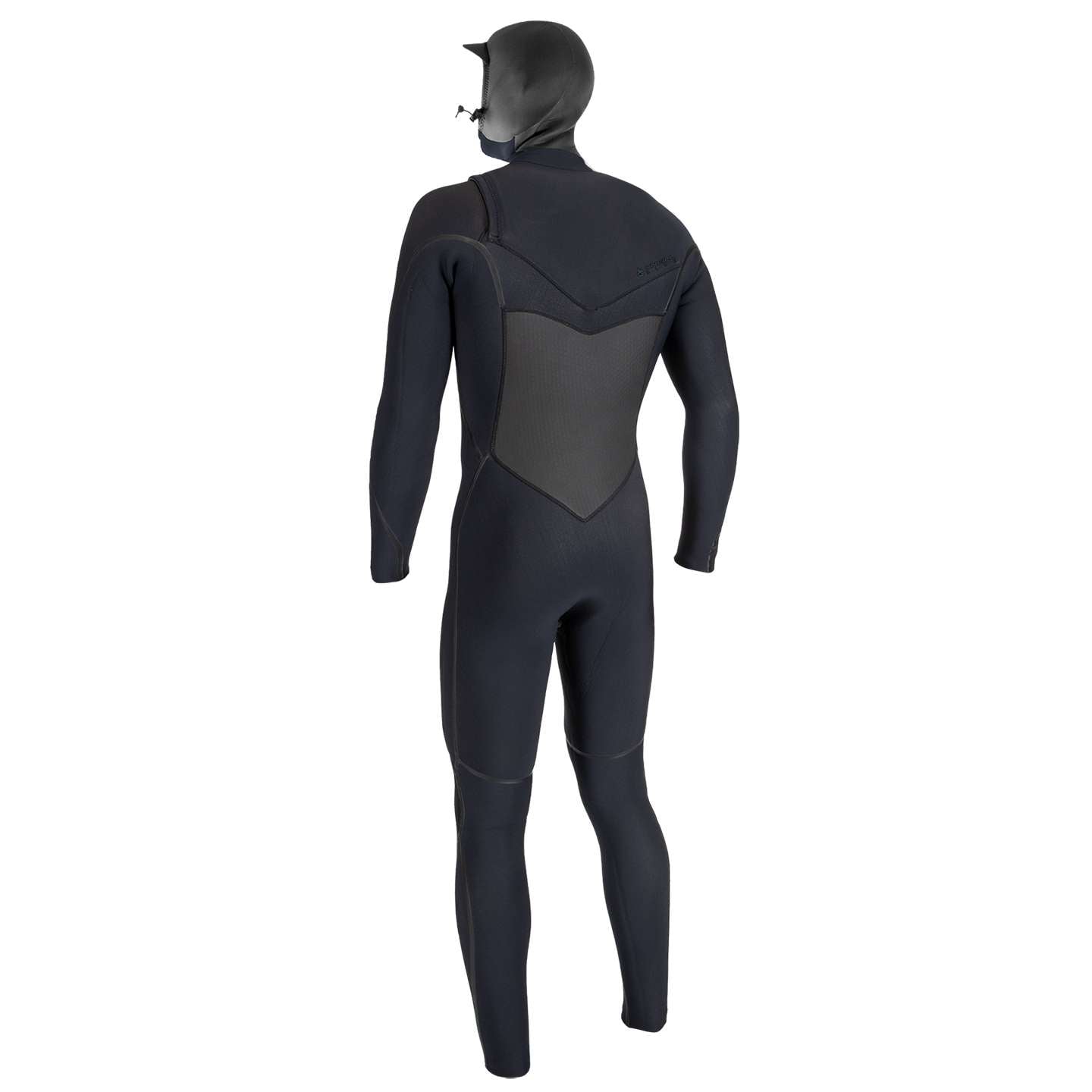 O'Neill Psycho Tech 6/4+ Hooded Wetsuit 2026 in colourway A00 back studio view